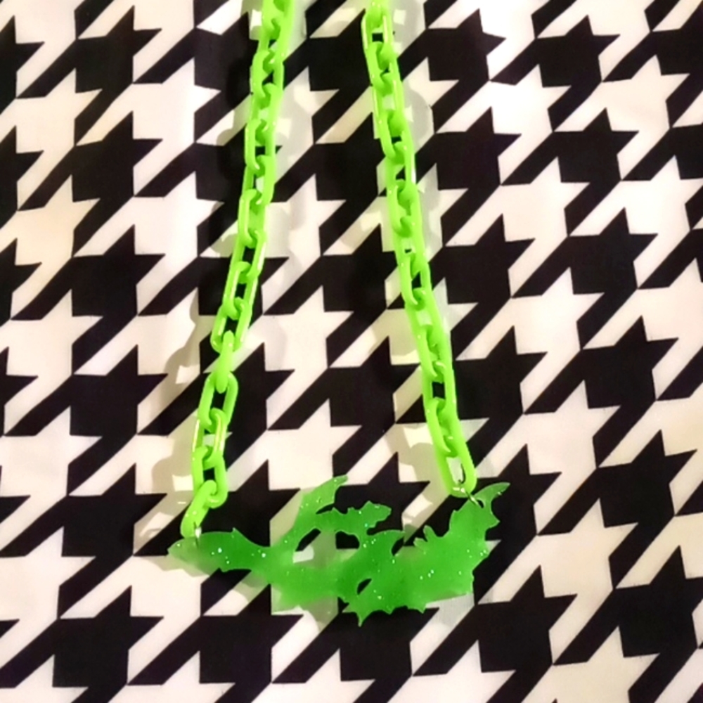 Alternative Goth Bat Necklace